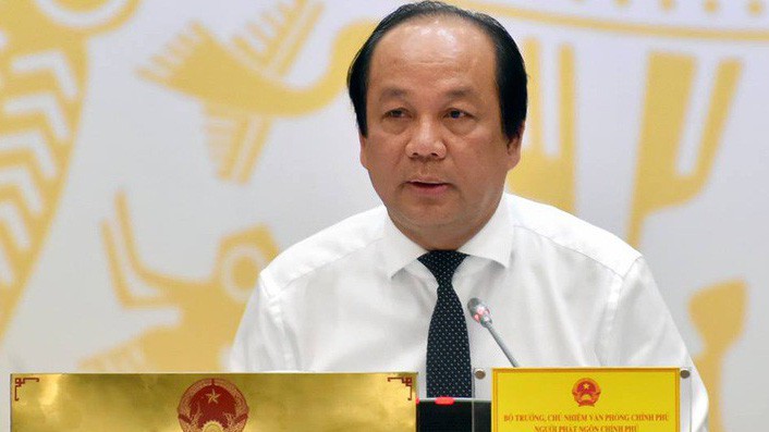 Bộ trưởng - Chủ nhiệm Văn phòng Chính phủ Mai Tiến Dũng.