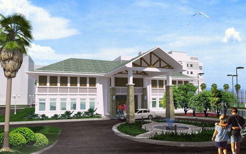 Toà nhà câu lạc bộ đã hoạt động, cung cấp các dịch vụ ăn uống theo phong cách châu Âu và giải trí như: sân tennis, sân bóng đá, hồ bơi, phòng tập thể hình.