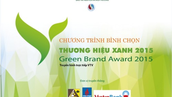 Bình chọn top 50 thương hiệu xanh Việt Nam 2015