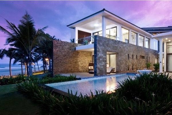 Phối cảnh biệt thự biển Vinpearl Resort & Villas.
