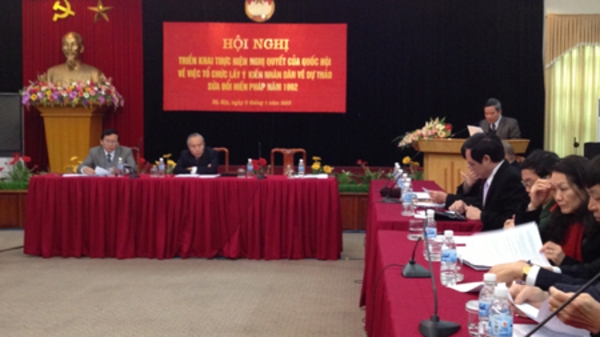 Góp ý sửa Hiến pháp: