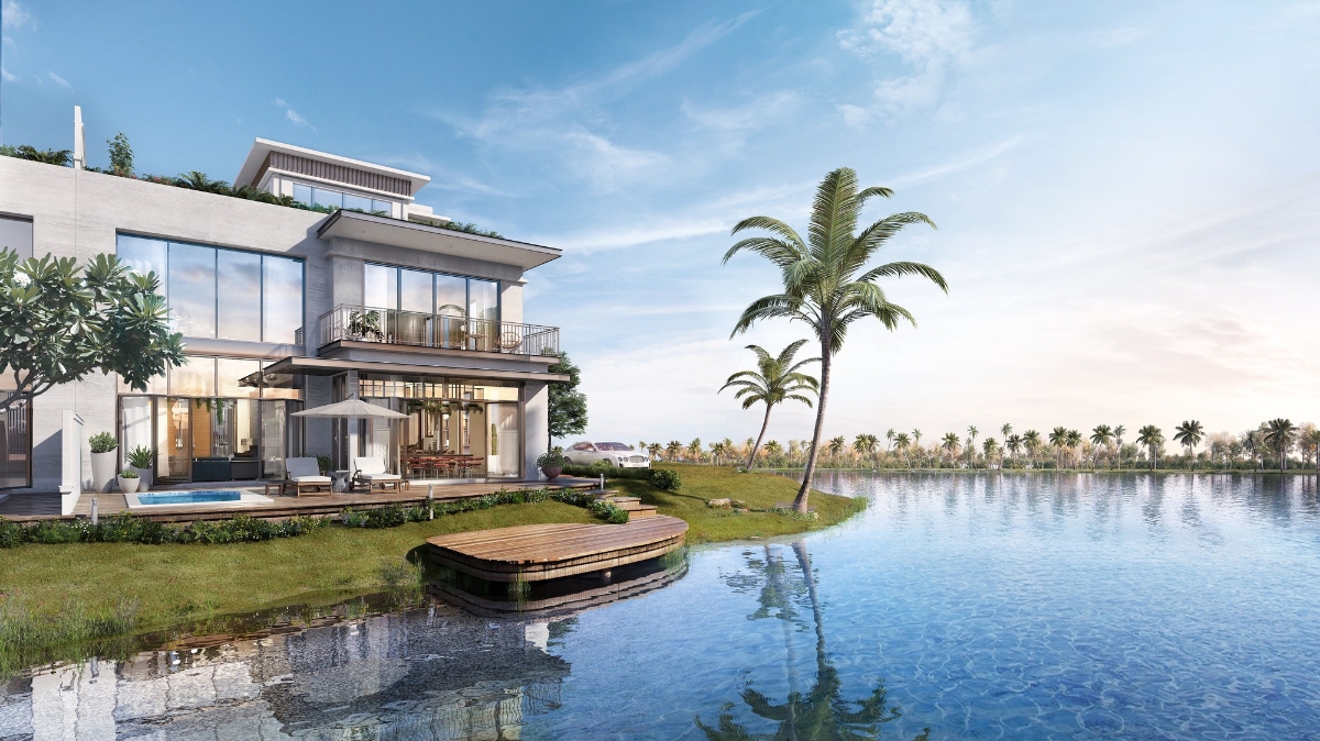 Phối cảnh biệt thự Ecopark Grand - The Island.