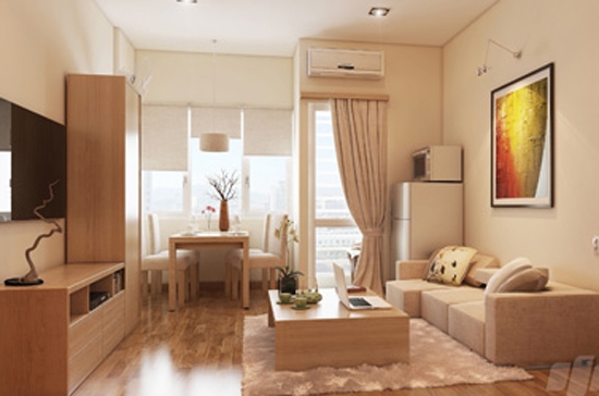 Nội thất của căn hộ FPT Nano Flat. 