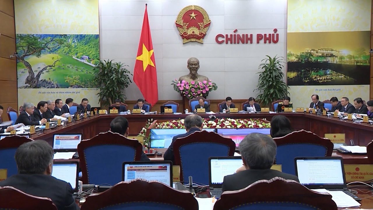 Chính phủ trong một phiên họp trực tuyến với các địa phương.