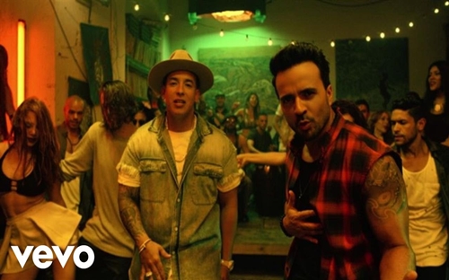 Luis Fonsi và Daddy Yankee - hai nghệ sĩ Puerto Rico trong video âm nhạc&nbsp; “Despacito” - Ảnh: YouTube.<br>