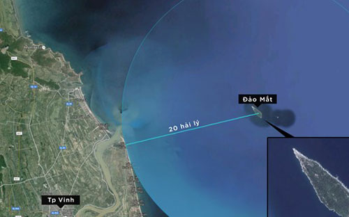 Vị trí được xác định nơi xảy ra tai nạn của chiếc máy bay hôm 14/6.<br>