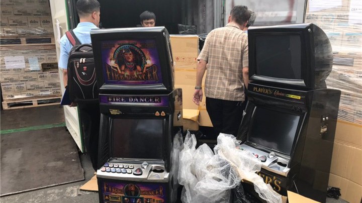 Hiện, máy đánh bạc đã qua sử dụng thuộc Danh mục cấm nhập khẩu.