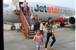 Hiện Jetstar Pacific đang khai thác đội bay gồm 6 máy bay là Airbus A320 và Boeing 737- 400.