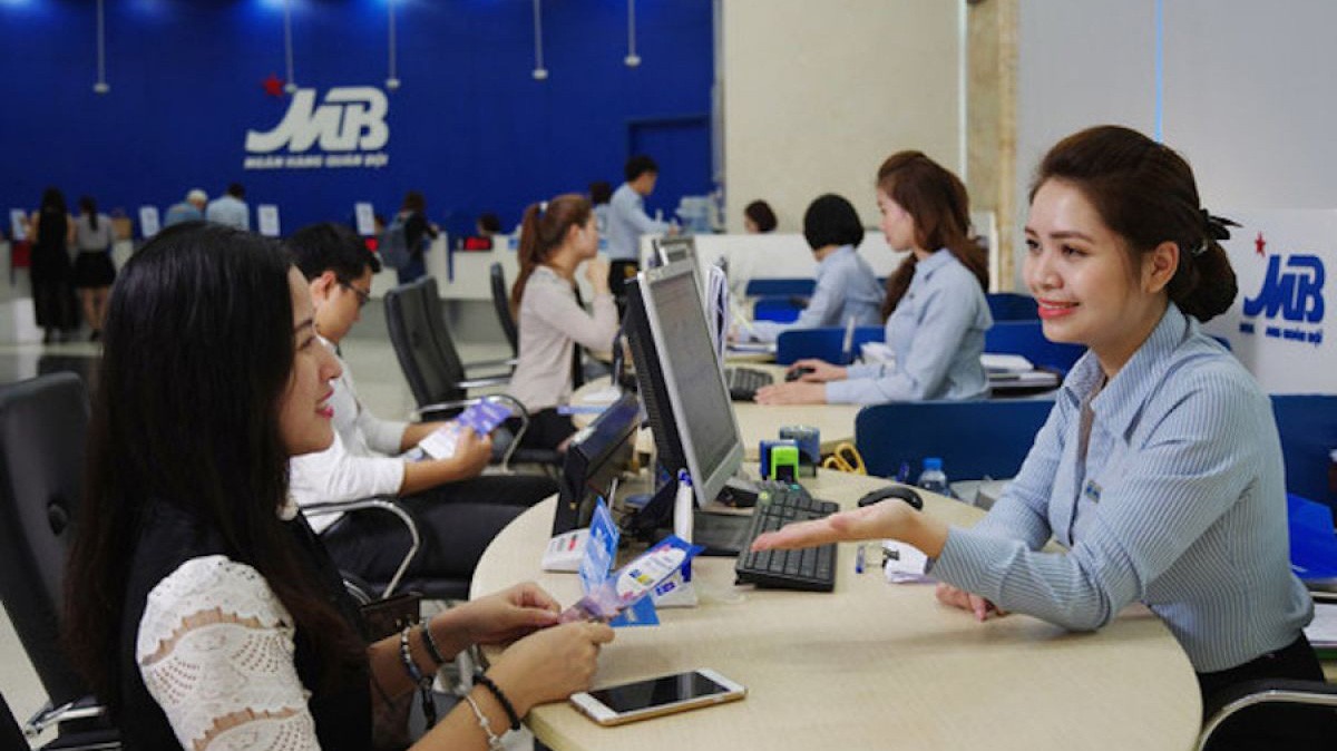 Thị giá MBB đang ở mức 23.000 đồng/cổ phiếu