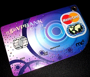 Mẫu thẻ VPBank mc2.