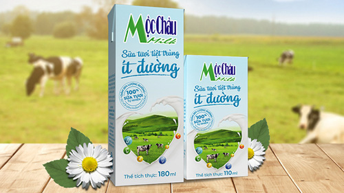 Một trong những sản phẩm của Mộc Châu Milk.