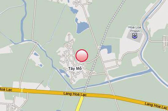 Khu vực dự kiến xây khu đô thị.