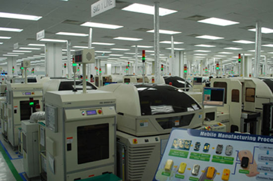 Nhà máy của Samsung tại Bắc Ninh.