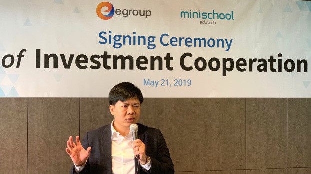 Theo ký kết, từ năm 2019 Egroup sẽ kết hợp với Minischool để đưa chương trình tiếng Anh kết hợp hai nền tảng cả online và offline vào ứng dụng ở Việt Nam.