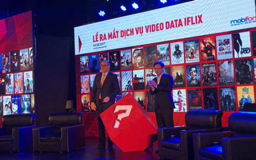<font face="Arial, Verdana"><span style="font-size: 13.3333px;">MobiFone công bố hợp tác cùng Tập đoàn iflix toàn cầu ra mắt dịch vụ video data iflix, ngày 4/8/2017.</span></font>