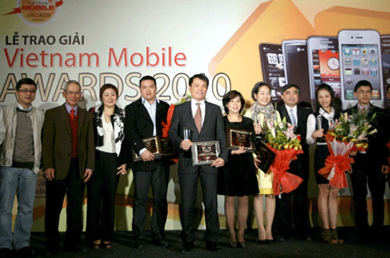 Lễ trao giải Vietnam Mobile Awards 2010.