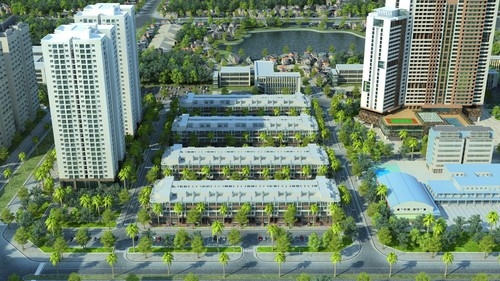 Mon City với hạng mục nhà liền kề sẽ là điểm nhấn mới tại khu vực Mỹ Đình - Lê Đức Thọ.