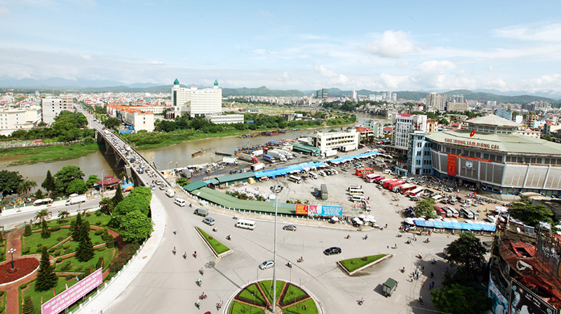 Khu kinh tế cửa khẩu Móng Cái - Ảnh: VGP