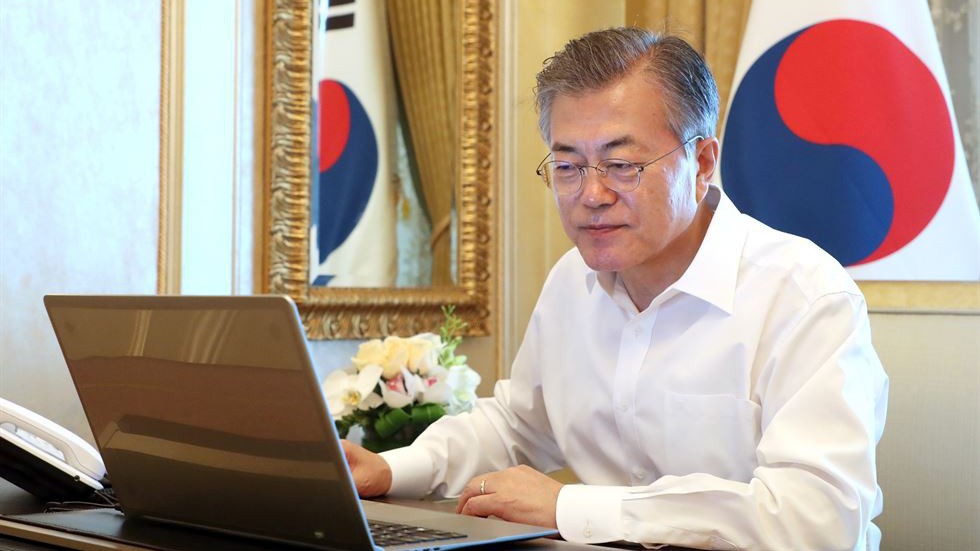 Tổng thống Hàn Quốc Moon Jae-in - Ảnh: Yonhap.