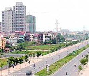 Đường Lê Văn Lương kéo dài, một trong những công trình do Tập đoàn Nam Cường thực hiện.