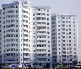 Một khu nhà tái định cư ở Thủ đô.