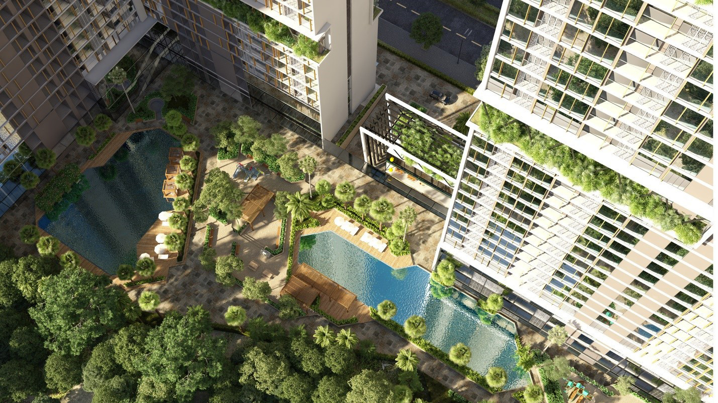 Phối cảnh một góc dự án Anland Lakeview