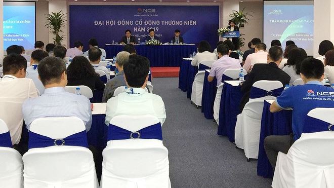 Toàn cảnh Đại hội cổ đông thường niên năm 2019 Ngân hàng NCB.