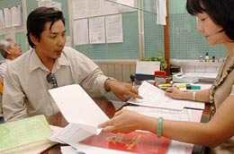 Văn phòng đăng ký sử dụng đất được chia làm hai cấp.