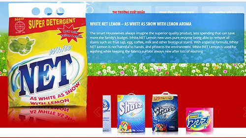 Một trong những sản phẩm của Công ty Cổ phần Bột giặt Net.