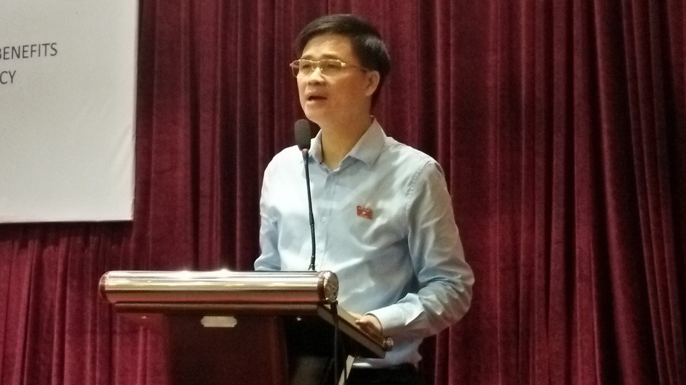 Ông Ngọ Duy Hiểu, Phó Chủ tịch Tổng Liên đoàn Lao động Việt Nam. 