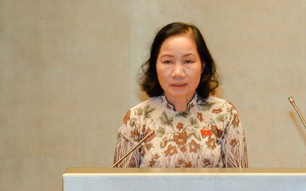 Đại biểu Nguyễn Thị Phúc băn khoăn về chỉ tiêu tăng trưởng GDP năm 2017.