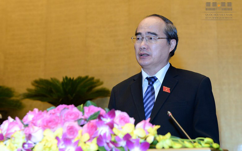 Chủ tịch Uỷ ban Trung ương Mặt trận Tổ quốc Việt Nam, ông Nguyễn Thiện Nhân.