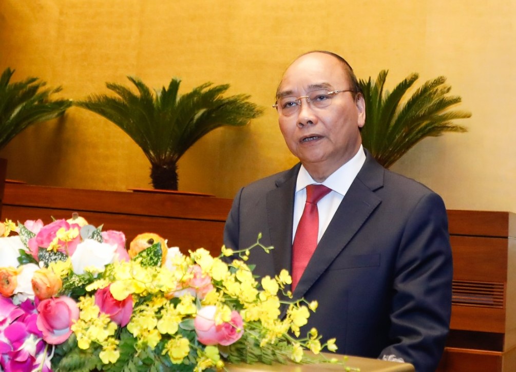 Thủ tướng Nguyễn Xuân Phúc được giới thiệu ứng cử Chủ tịch nước nhiệm kỳ mới - Ảnh: VGP