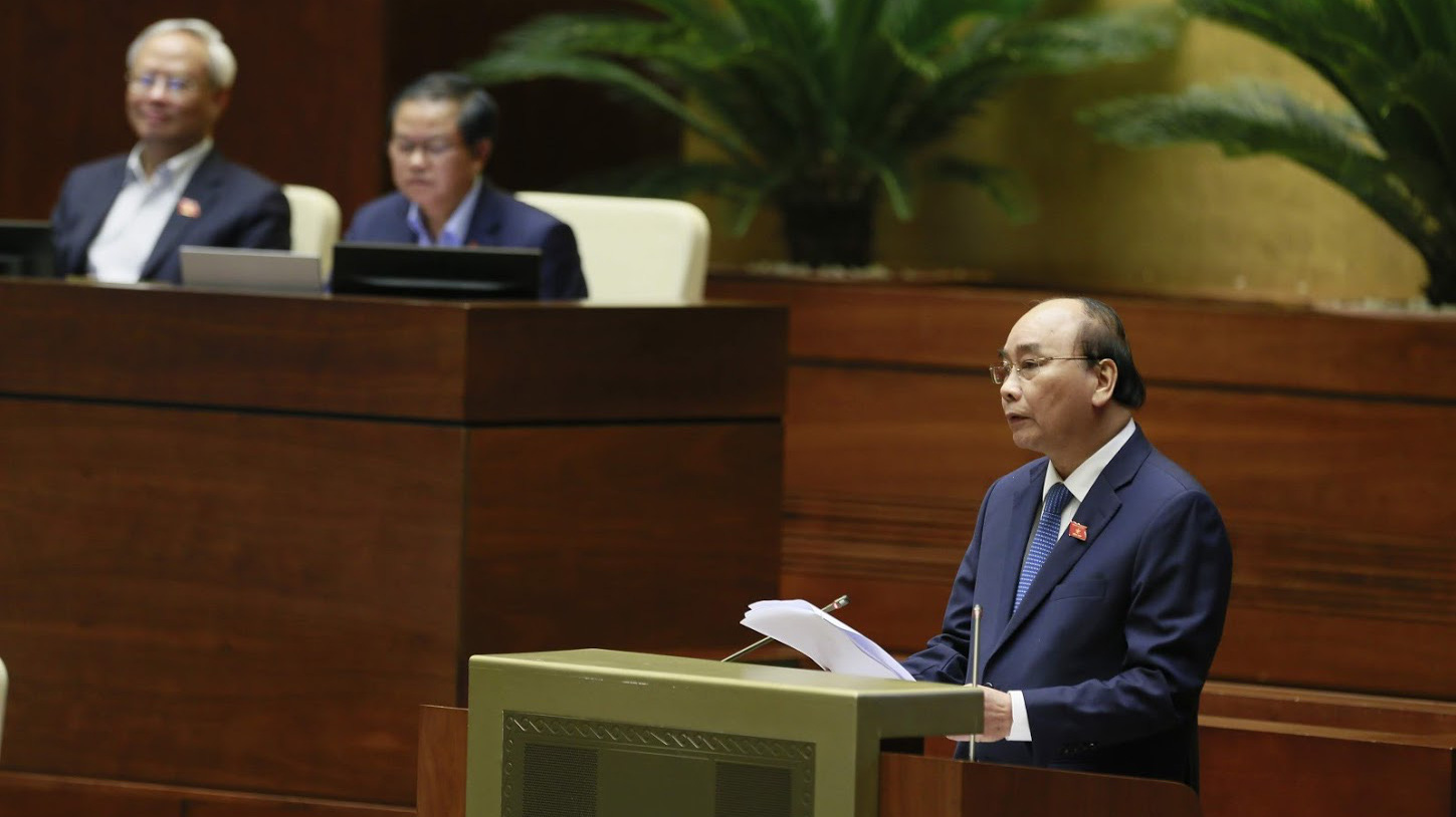 Chiều 8/11, khép lại ba ngày chất vấn tại kỳ họp thứ 8 của Quốc hội, người đứng đầu Chính phủ đã báo cáo, làm rõ hơn về một số vấn đề trọng tâm mà Quốc hội, đồng bào, cử tri cả nước quan tâm - Ảnh: Quang Phúc.