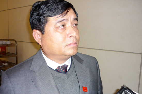 Ông Nguyễn Chí Dũng, Bí thư Tỉnh ủy Ninh Thuận: "Tôi mong muốn bầu được người có khát vọng" - Ảnh: NM.