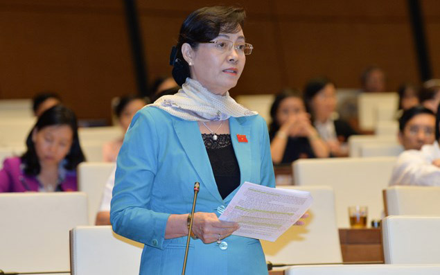 Đại biểu Nguyễn Thị Quyết Tâm (Tp.HCM).<br>