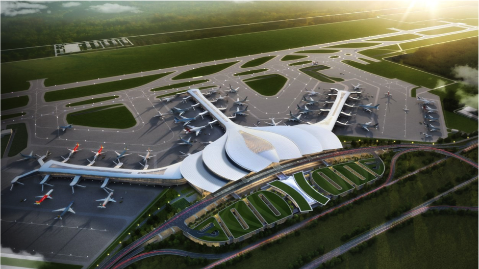 Phối cảnh nhà ga hàng khách sân bay Long Thành 