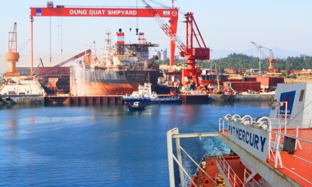 DQS được thành lập ngày 20/2/2006, là thành viên của SBIC (tiền thân là Vinashin). Thực hiện chiến lược tái cơ cấu SBIC của Chính phủ, năm 2010, nhà máy được chuyển giao về Petro Vietnam quản lý, khai thác.