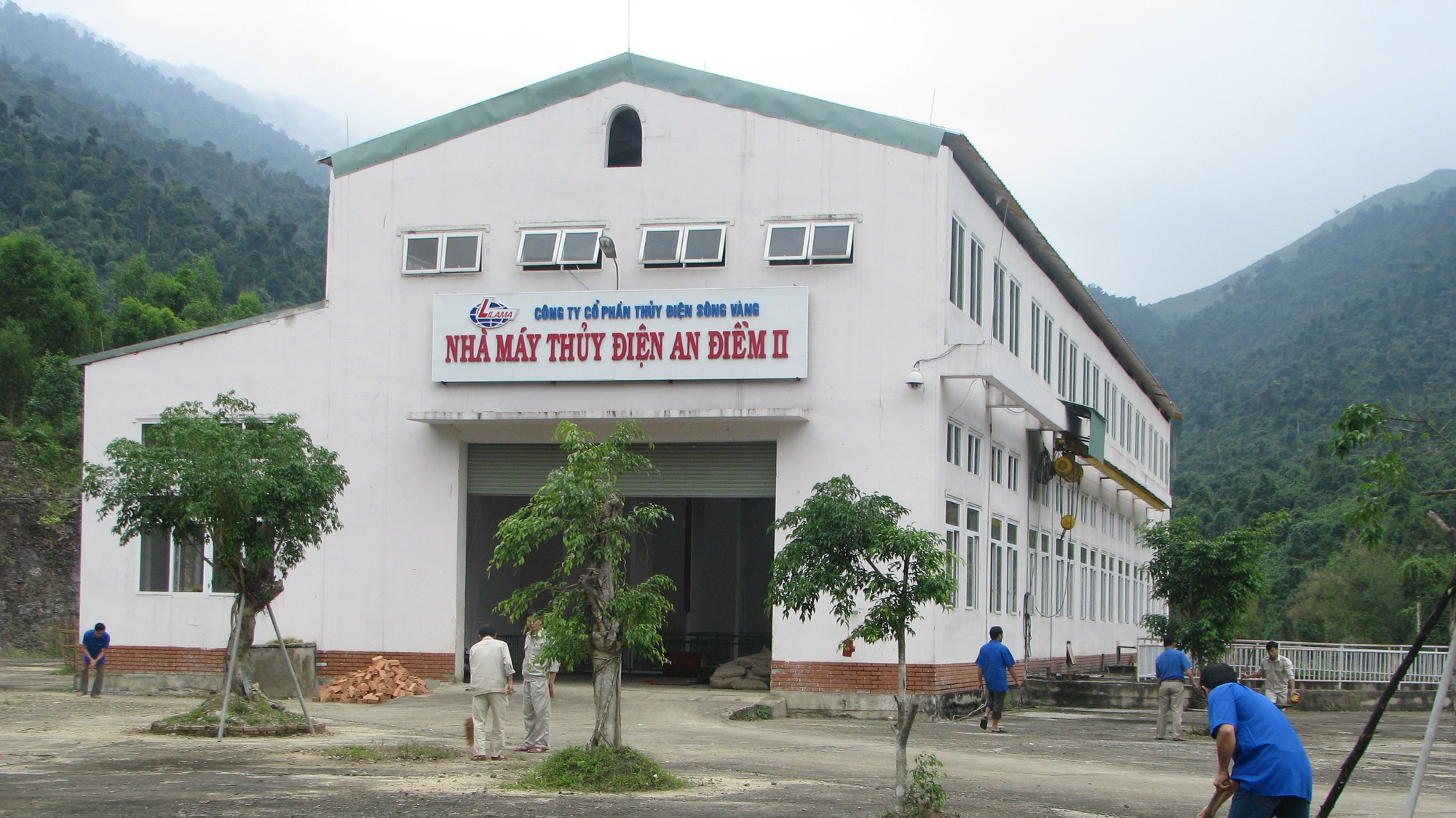 Nhà máy thủy điện An Điềm II của Công ty Cổ phần Thủy điện Sông Vàng.