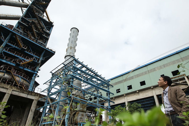 Dự án mở rộng Nhà máy Gang thép Thái Nguyên đang bị đắp chiếu - Ảnh Tuổi Trẻ&nbsp;