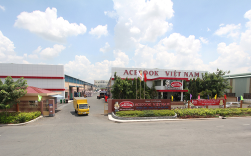 Nhà máy Acecook ở Tp.HCM.<br>