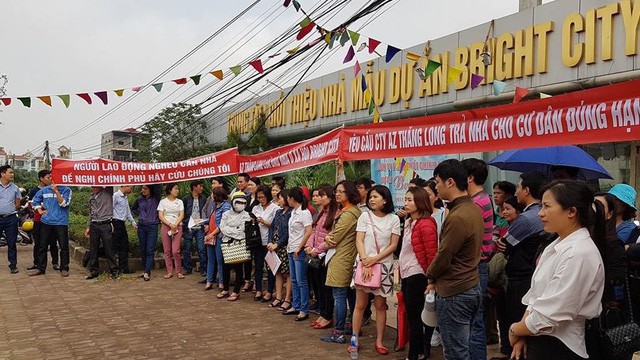 Dự án nhà ở xã hội Bright City đắp chiếu do thiếu vốn trầm trọng.