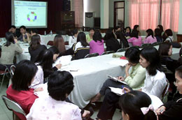 Một khóa đào tạo nhân lực ngành tài chính - Ảnh: Việt Tuấn.