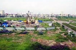 Vị trí khu đất dự kiến xây tòa nhà.