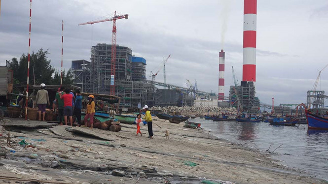 Dự án nhiệt điện Vĩnh Tân 1 đang được cho là ảnh hưởng xấu đến môi trường.<br>