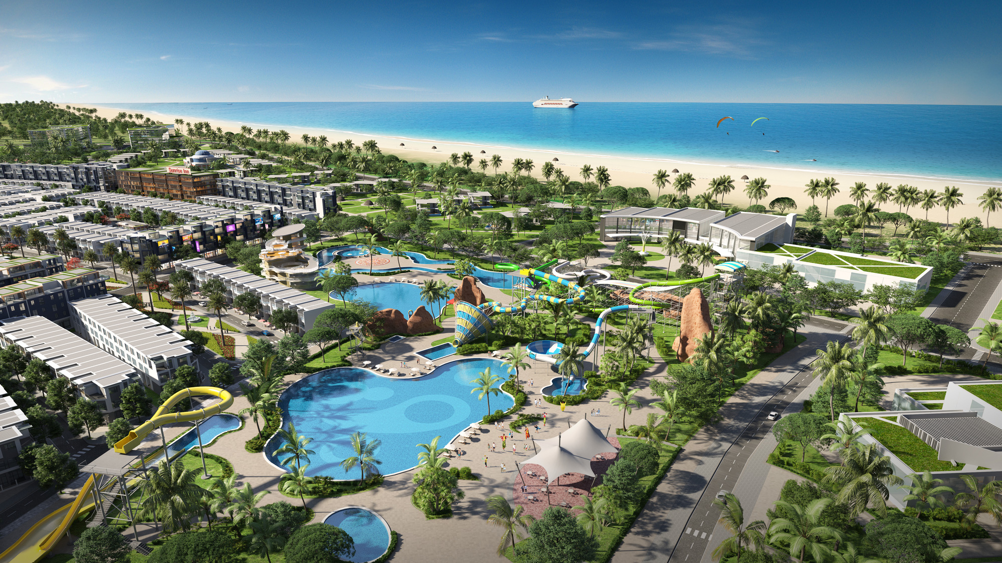 Khu đô thị Nhơn Hội New City cung cấp cho thị trường hàng ngàn sản phẩm đất nền sồ đỏ ven biển.
