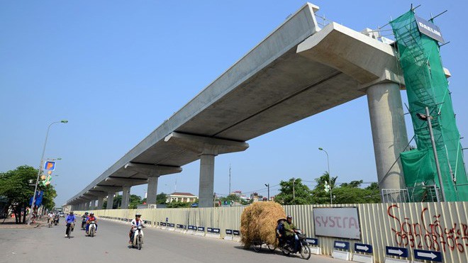 Nhà thầu doạ ngừng làm đường sắt Nhổn - Ga Hà Nội vì chậm thanh toán vốn.