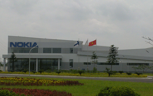 Nhà máy sản xuất điện thoại di động Nokia Việt Nam - Ảnh: M.Chung.<br>
