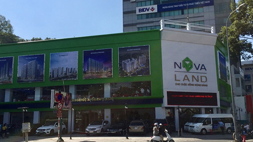 Novaland đã phải đóng cửa hoạt động Sàn Giao dịch Novaland chi nhánh Nguyễn Thị Minh Khai được khai trương từ cuối năm 2017.