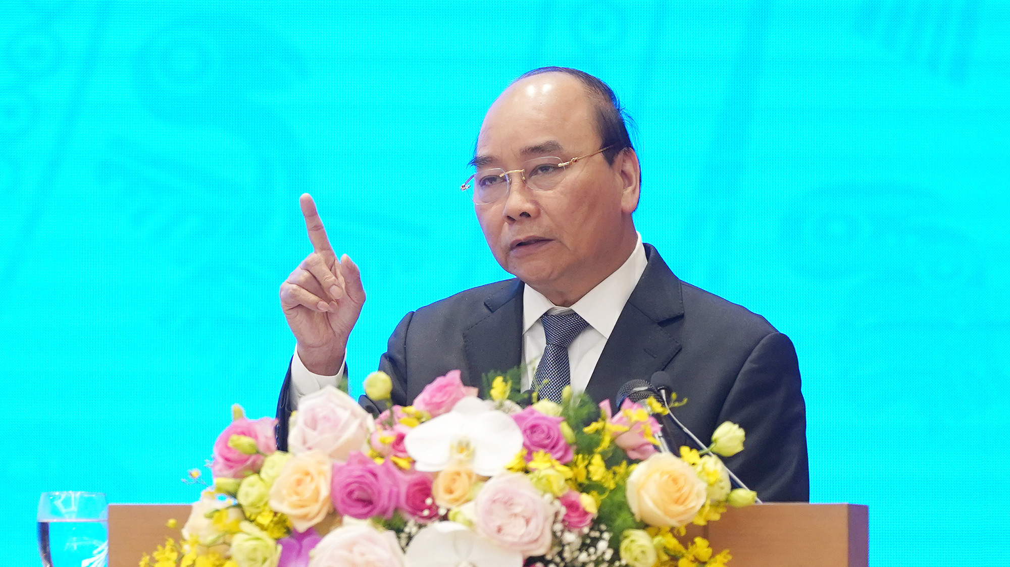 Thủ tướng Nguyễn Xuân Phúc phát biểu kết thúc hội nghị Chính phủ với địa phương - Ảnh - VGP 